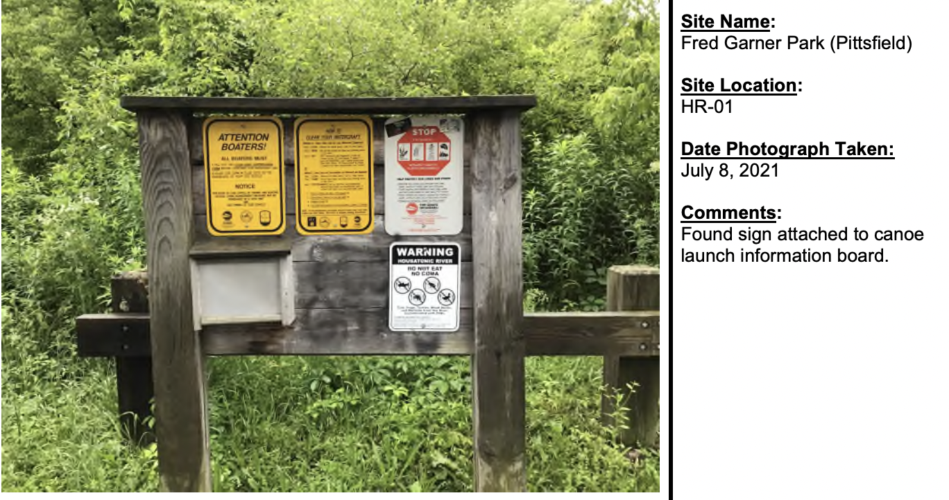 Sign at Fred Garner Park